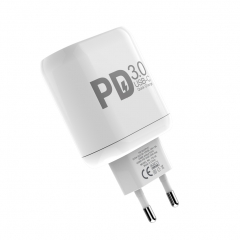 QC3.0 Dual USB Fast Wall Charger Adapter With Type c Charging Cable