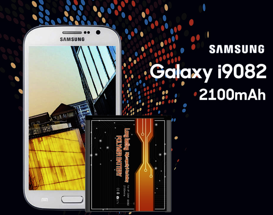 2100mAh Li-ion Battery For Samsung Galaxy i9082
