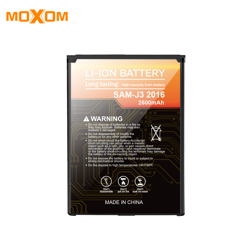 Replacement Battery 2600mah For Samsung J3 2016 Mobile Phone